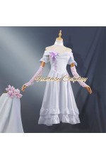 Identity V Naiad Grace Rosemary Oracle White Dress Cosplay Costume